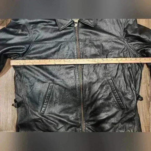 Men's 1X M. Julian Leather Jacket Black - Picture 8 of 9